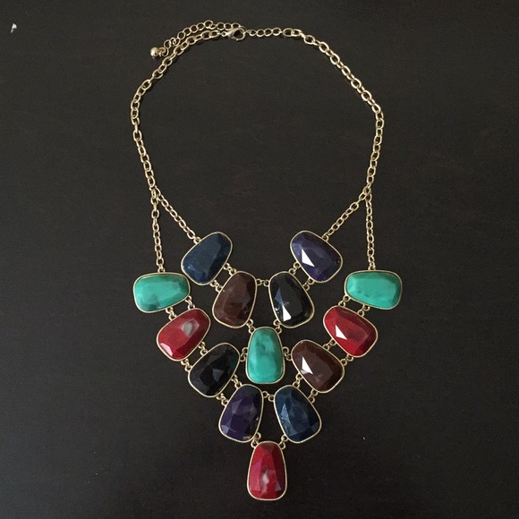 Colorful Statement Necklace - Picture 1 of 3